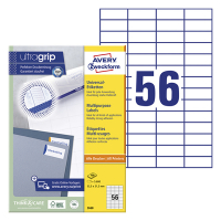 Avery Zweckform 3668 étiquettes universelles A4 52,5 x 21,2 mm (5600 étiquettes) - blanc 3668 212030