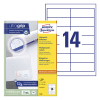 Avery Zweckform 3678 étiquettes universelles A4 97 x 37 mm (1400 étiquettes) - blanc