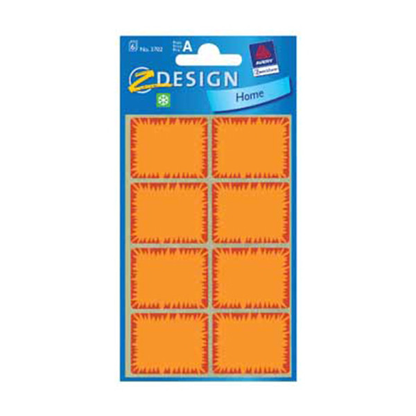 Avery Zweckform 3702A étiquettes de congélation 28 x 36 mm (40 pièces) - orange 3702A 212530 - 1