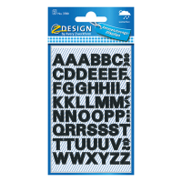 Avery Zweckform 3780 étiquettes de lettres A-Z - noir 3780 212502