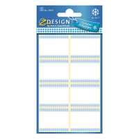 Avery Zweckform 59371 étiquettes de congélation 28 x 36 mm (40 pièces) - bleu/blanc 59371 212651