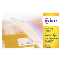 Avery Zweckform FL01 étiquettes d'affranchissement 140 x 38 mm (1000 pièces) - blanc FL01 212226