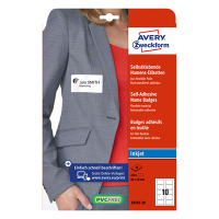 Avery Zweckform J4785-20 étiquettes badges adhésifs pour imprimante à jet d'encre 50x80 mm (200 pièces) AV-J4785-20 212686