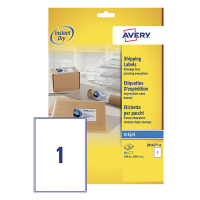 Avery Zweckform J8167-10 étiquettes d'expédition A4 199,6 x 289,1 mm (10 étiquettes) - blanc J8167-10 212628