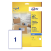 Avery Zweckform J8167-10 étiquettes d'expédition A4 199,6 x 289,1 mm (10 étiquettes) - blanc