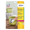 Avery Zweckform L4773REV-20 étiquettes amovibles résistantes aux intempéries A4 63,5 x 33,9 mm (480 étiquettes)