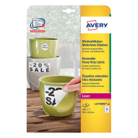 Avery Zweckform L4776REV-20 étiquettes résistantes aux intempéries A4 99,1 x 42,3 mm (240 étiquettes) - blanc L4776REV-20 212732