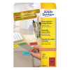 Avery Zweckform L6036-20 étiquettes amovibles A4 25,4 x 10 mm (3780 étiquettes) - rouge