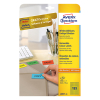 Avery Zweckform L6037-20 étiquettes amovibles A4 25,4 x 10 mm (3780 étiquettes) - jaune