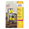 Avery Zweckform L6111-20 étiquettes résistantes aux intempéries A4 210 x 297 mm (20 pièces) - jaune