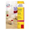 Avery Zweckform L7263R-25 étiquettes fluorescentes A4 99,1 x 38,1 mm (350 étiquettes) - rouge