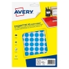 Avery Zweckform PET15B pastilles adhésives Ø 15 mm (960 pièces) - bleu