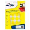 Avery Zweckform PET30J  pastilles de couleur Ø 30 mm (240 étiquettes) - jaune