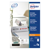 Avery zweckform C32253-25 cartes de table blanches 40 x 110 mm (100 pièces) C32253-25 212775