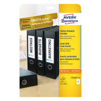 Avery zweckform C32267-25 cartes à insertion de dos 54 x 190 mm (125 étiquettes) C32267-25 212816