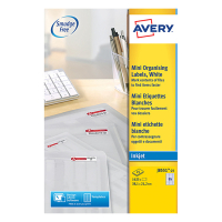 Avery zweckform J8551-25 étiquettes mini transparentes 38,1 x 21,2 mm (1625 pièces) J8551-25 212638