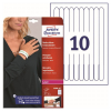 Avery zweckform L4000-10 bracelets 265 x 18 mm (100 pièces) - blanc L4000-10 212818