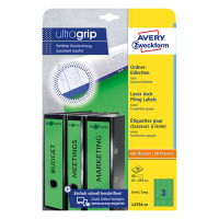 Avery zweckform L4754-20 étiquettes dos de classeur 61 x 297 mm (60 pièces) - vert L4754-20 212128