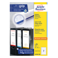 Avery zweckform L4760-100 étiquettes dos de classeur 192 x 38 mm (700 pièces) - blanc L4760-100 212516