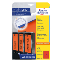 Avery zweckform L4762-20 étiquettes de dos 192 x 38 mm (140 pièces) - rouge L4762-20 212812