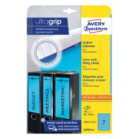 Avery zweckform L4763-20 étiquettes de dos 192 x 38 mm (140 pièces) - bleu L4763-20 212813