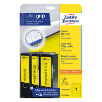 Avery zweckform L4765-20 étiquettes de dos 192 x 38 mm (140 pièces) - jaune L4765-20 212815