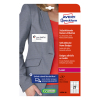 Avery zweckform L4784-20 badges adhésifs en tissu 63,5 x 29,6 mm (540 pièces) - blanc/bleu