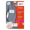 Avery zweckform L4785-20 étiquettes badges en tissu pour imprimante laser 50 x 80 mm (200 pièces) - blanc