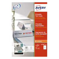 Avery zweckform L4796-20 cartes de table imprimables 210 x 60 mm (20 cartes) - blanc L4796-20 212772