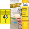 Avery zweckform L6041-20 étiquettes 45,7 x 21,2 mm (960 pièces) - jaune