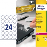 Avery zweckform L6112-20 étiquettes anti-effraction Ø 40 mm (480 pièces) L6112-20 212744