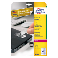 Avery zweckform L6113-20 étiquettes anti-effraction 45,7 x 21,2 mm (960 pièces) L6113-20 212746