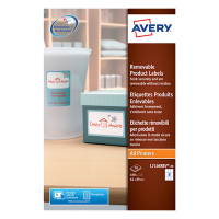 Avery zweckform L7108REV-20 étiquettes produits enlevables rectangulaires 62 x 89 mm (180 pièces) L7108REV-20 212616