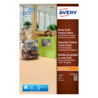 Avery zweckform L7110-20 étiquettes produits rectangulaires 62 x 42 mm couleur kraft (360 pièces) L7110-20 212618