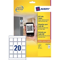 Avery zweckform L7121-25 étiquettes pour codes QR 45 x 45 mm (500 pièces) L7121-25 212498