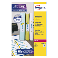 Avery zweckform L7170-25 étiquettes dos de chemise 134 x 11 mm (600 étiquettes) - blanc L7170-25 212894