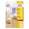 Avery zweckform L7783-25 étiquettes transparentes 96 x 50,8 mm (250 pièces)