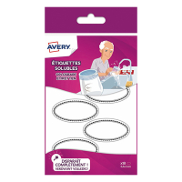 Avery zweckform SOLUB18 étiquettes solubles ovales 55 x 30 mm (18 pièces) SOLUB18 212697