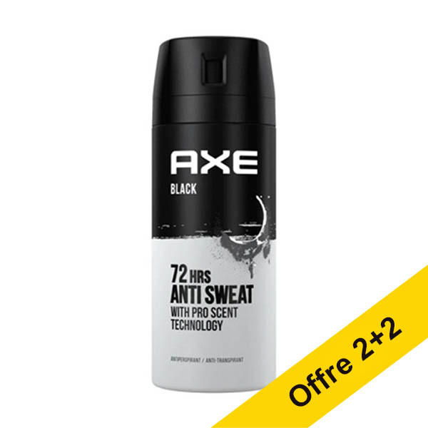 Offre : 4x Axe Black déodorant (150 ml) SAX00311 - 1