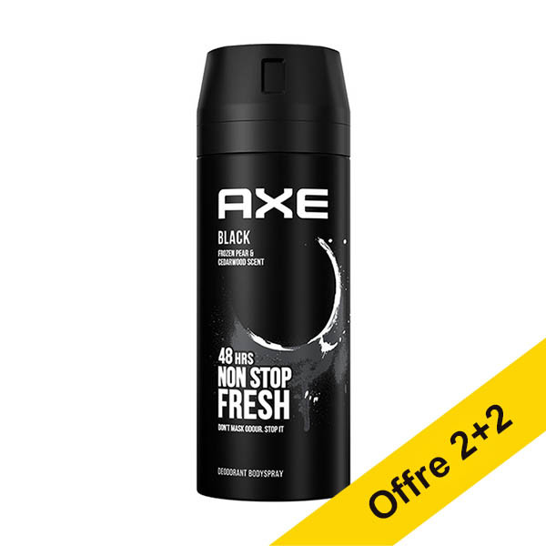 Offre : 4x Axe Black déodorant et spray (150 ml) SAX00309 - 1