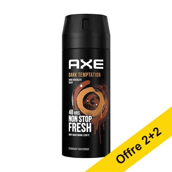 Offre : 4x Axe Dark Temptation déodorant et spray (150 ml) SAX00308 - 1