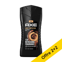Offre : 4x Axe Dark Temptation gel douche (250 ml)