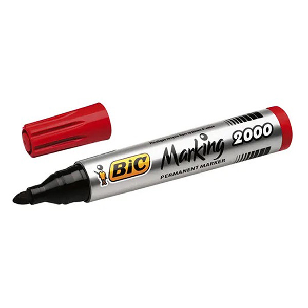 BIC 2000 Ecolutions marqueur permanent (1,7 mm ogive) - rouge 240460 - 1