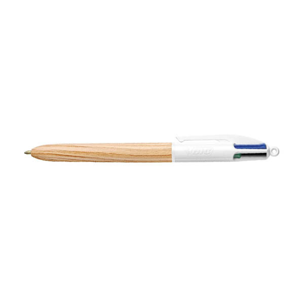 BIC 4 Colours Wood stylo à bille 279998 - 1