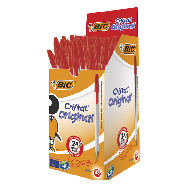 BIC Cristal stylo à bille (50 pièces) - rouge 8373619 224612 - 1