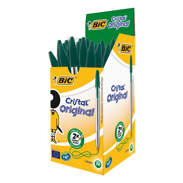 BIC Cristal stylo à bille (50 pièces) - vert 8373629 224614 - 1