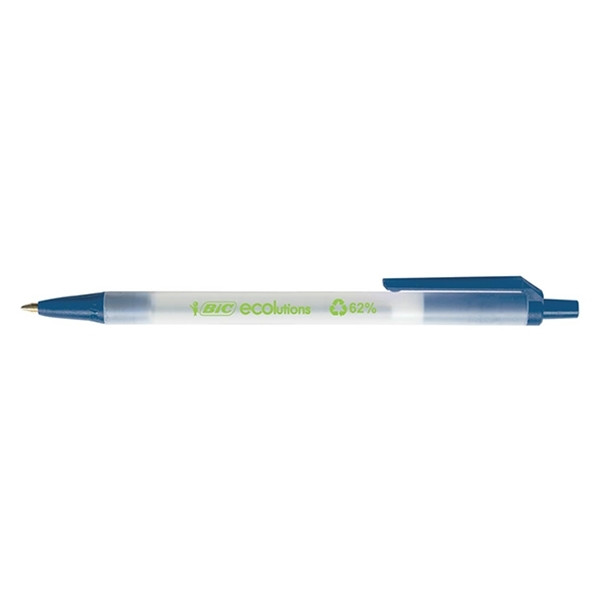 BIC Ecolutions Clic Stic stylo à bille (50 pièces) - bleu 8806891 224627 - 1