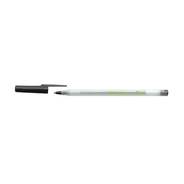 BIC Ecolutions Round Stic stylo à bille (60 pièces) - noir 8932392 240427 - 1