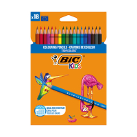 BIC Kids Tropicolors crayons de couleur en étui (18 pièces) 240464