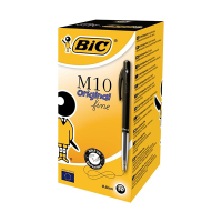 BIC M10 Clic stylo à bille (50 pièces) - noir 1199190129 224664